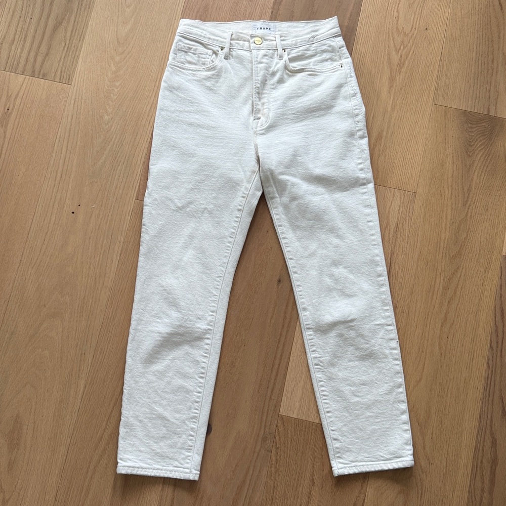 Frame Le original white jean